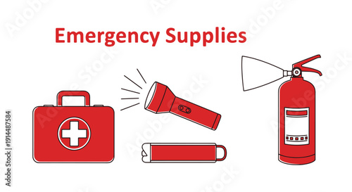 Evacuation Plan Line colorful design illustration