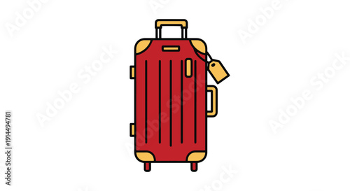 First Class Line art colorful design concept illustration