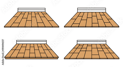 Floor Line art minimal contemporary color vector