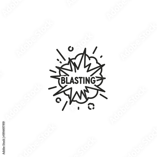 Dynamic Explosive Splash Illustration Representing Power and Impact