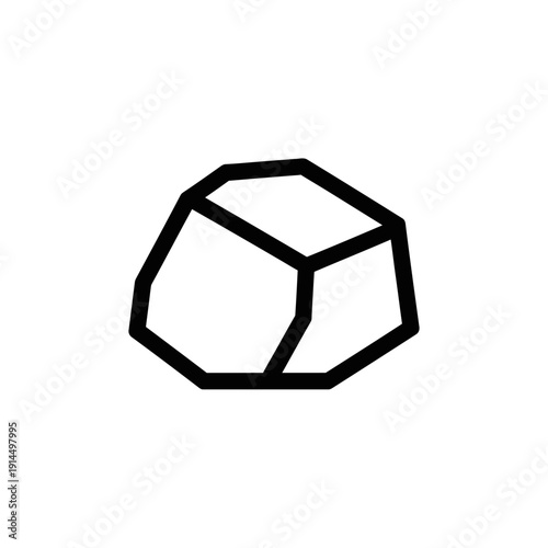 Minimalist Abstract Geometric Shape Illustration for Modern Design