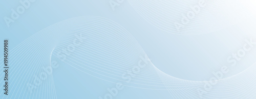 Light blue background with a smooth gradient. The background features subtle wave patterns, creating a soft, airy blue texture. Gradient wave background vector. Blue background.