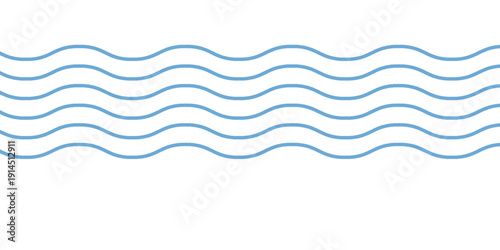 Wave line icon. Water sign. Sea and ocean logo. Vector illustration. eps10