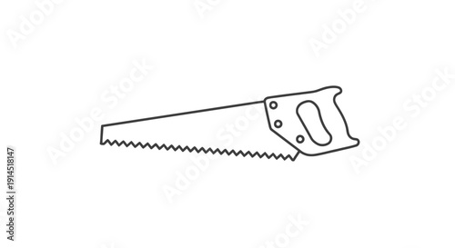 Professional Hand Saw for Carpentry and Woodworking Projects