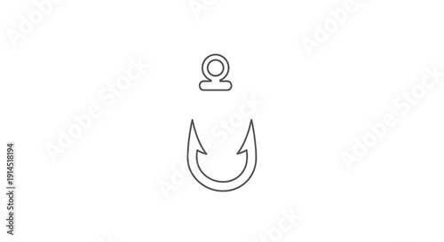 Professional Wireframe Illustration of a Computer Mouse with Scroll Wheel