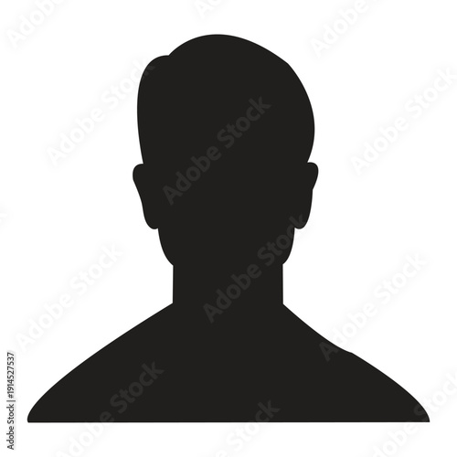 Male silhouette icon