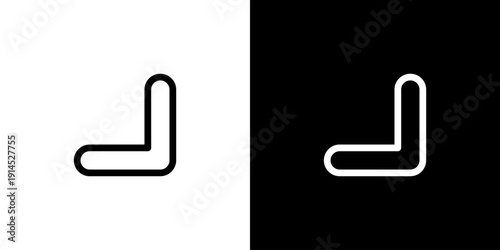 矢印 右下 斜め 下向き 指示記号 ライン 線 シンプル アイコン (ベクター)