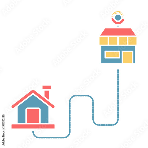 Restaurant Delivery Service Illustration Pack, Online Food Ordering Vector Icons