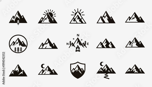 Modern Nature Landscape Logo Pack
