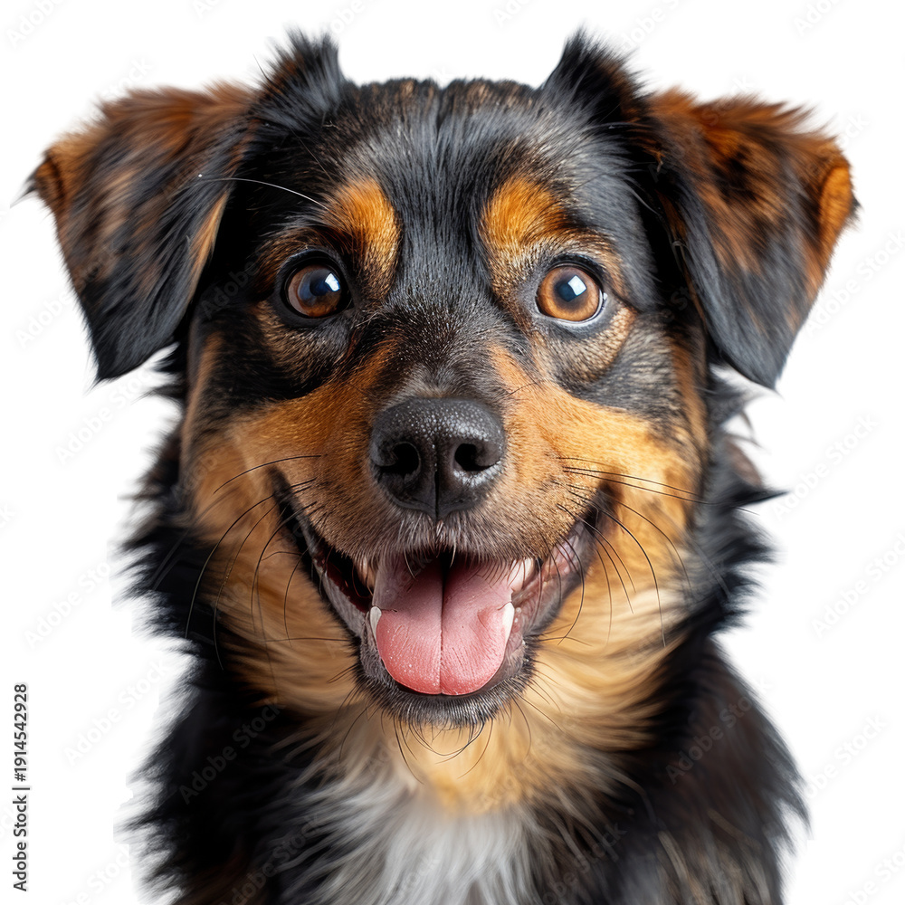 custom made wallpaper toronto digitalHappy Dog with Open Mouth and Tongue.