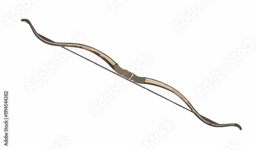 Vintage cupboard key vector illustration isolated on white