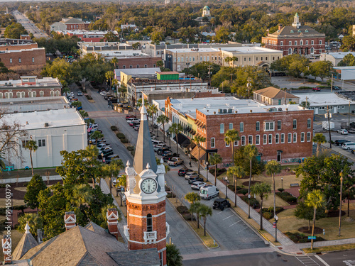 Tableau sur toile historic Brunswick, Georgia