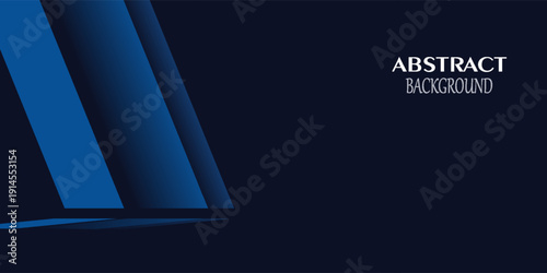 Dark blue modern business abstract background. Vector illustration design for presentation, banner, cover, web, flyer, card, poster, wallpaper, texture, slide, magazine, and powerpoint