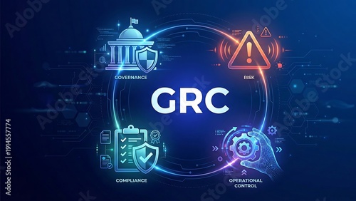 GRC acronym. governance, risk and compliance (GRC). Governance, risk and compliance (GRC) refers to an organization's strategy for handling the interdependencies among the following three component 