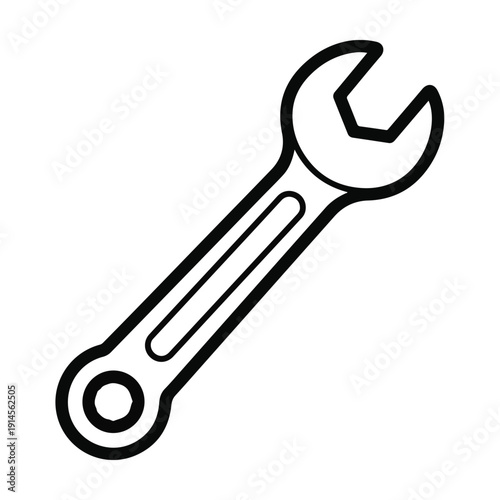 Adjustable Wrench Tool for Tightening and Loosening Bolts