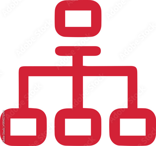 modern site map vector icon