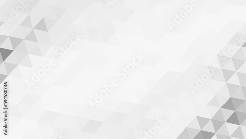 Foto Sophisticated light gray geometric triangle pattern creating a subtle low poly crystalline texture for corporate backdrops
