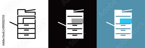 プリンター複合機のアイコン