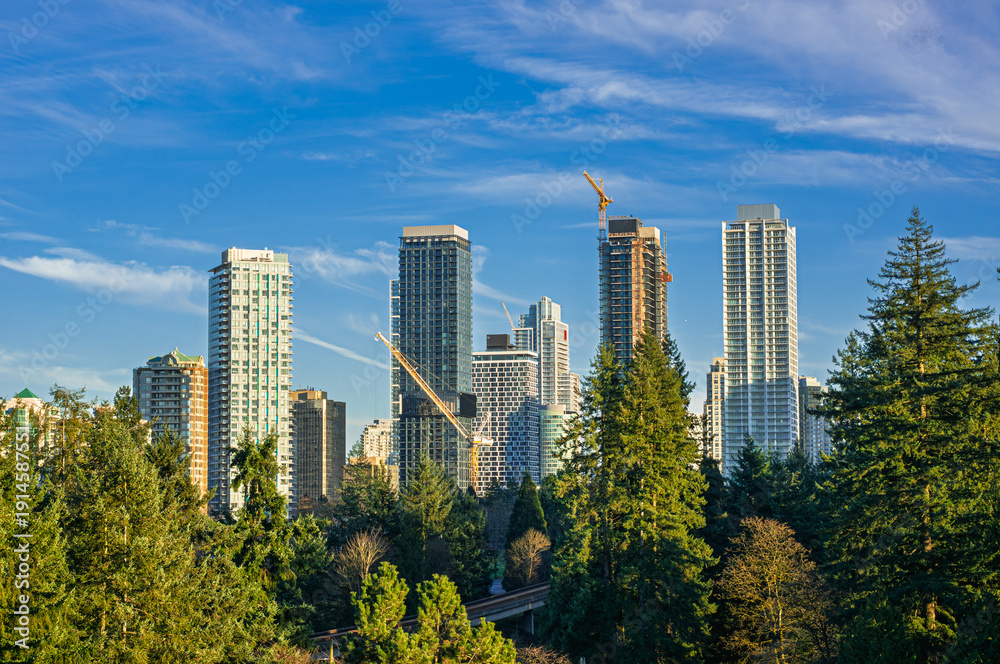 Obraz premium Burnaby Skyline