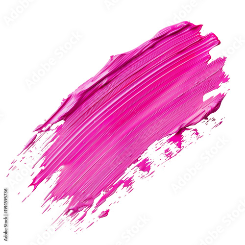 Pink Lipstick Smear on White Surface.