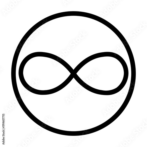 infinity line icon