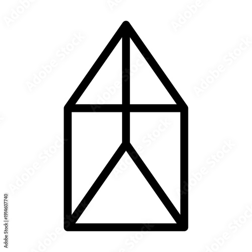 prism line icon