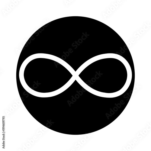infinity glyph icon