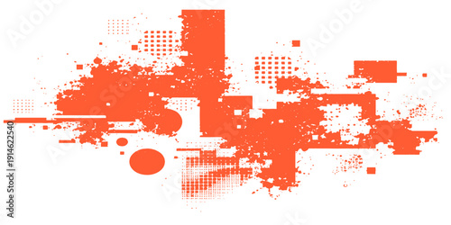 Abstract urban grunge background featuring an artistic watercolor world map illustration with ink splashes, paint drops, and global vector design elements on a dirty textured earth pattern