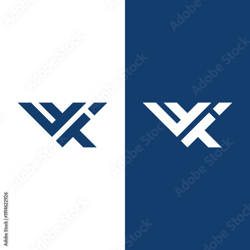 Abstract initial letter WT logo. TW letter logo design unique and professional logo design Stock Vector And Vector Art.