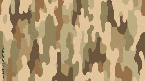 Seamless beige camouflage pattern for outdoor use