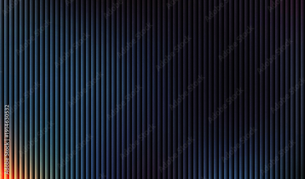 Obraz premium Vibrant vertical stripes in gradient blue background