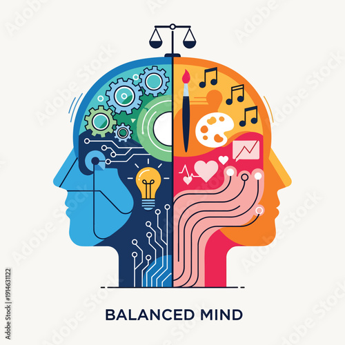Balanced Mind Concept