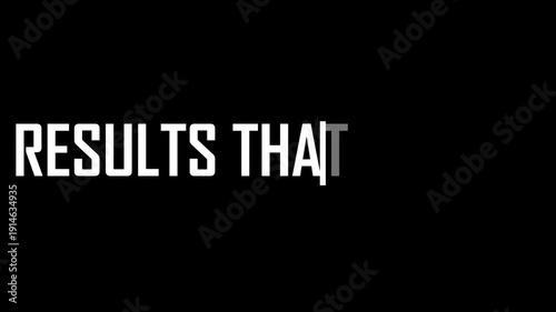 A motivational video showcasing results that matter in a modern business setting