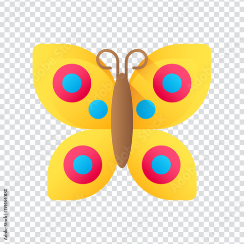 A beautiful butterfly vector design for nature and beauty concepts