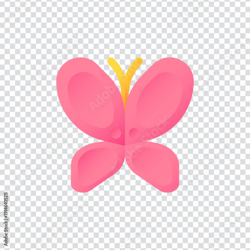 A beautiful butterfly vector design for nature and beauty concepts