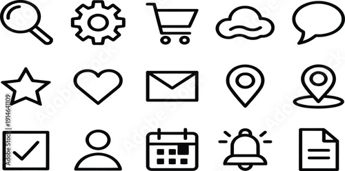 A clean and modern black icon design in vector EPS format, isolated on a white background. Perfect for use in web UI, mobile apps, business branding, presentations, and digital marketing projects. Sim