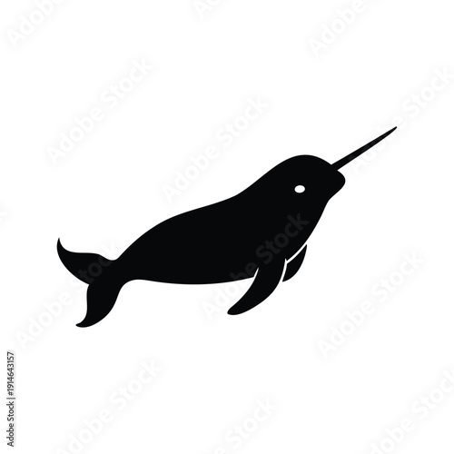 Add some details about content then content name then silhouette vector illustration, narwhal silhouette vector illustration