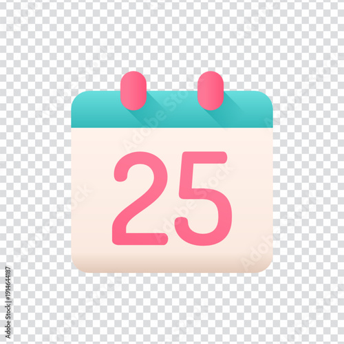 A monthly calendar vector design for scheduling and planning concepts