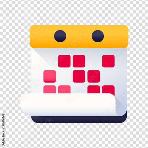 A monthly calendar vector design for scheduling and planning concepts