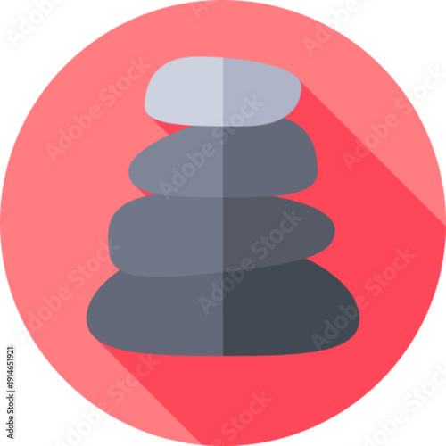 Pile of stones or rocks for nature and construction concepts