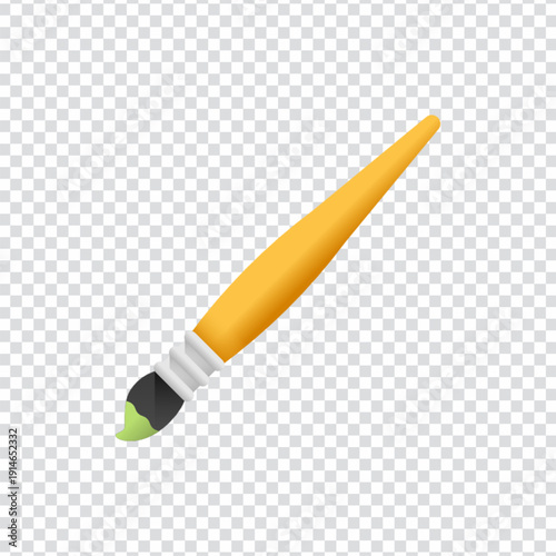 A fine detail brush vector design for art and creativity concepts