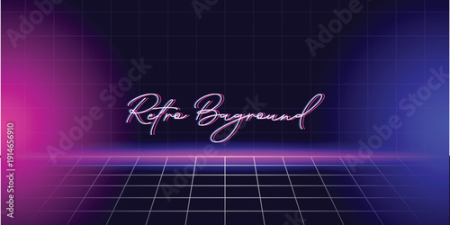 Retro Background : A vibrant backdrop that effortlessly evokes the nostalgia of the 80s, perfect for adding a touch of vintage flair to your design, showcasing a captivating gradient effect.