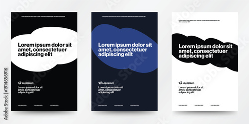 Abstract Design Series: A trio of stylish posters showcases an abstract design with a unique aesthetic, emphasizing elegance and minimalist flair. These designs are perfect for modern marketing needs.