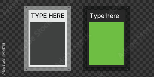 Blank Notice Board: A rectangular board ready for displaying messages, announcements, or information, offering a versatile space for communication and visual content.