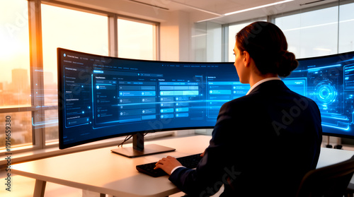 Healthcare Admin Configuring AI Agent Scheduling