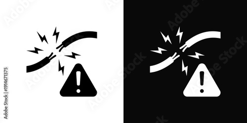 Troubleshooting Icon White And Black Background Style