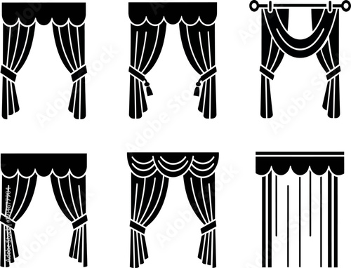 Curtain drapery styles and designs