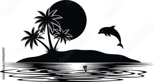 High angle view of a clean modern home office workspace with laptop computer coffee mug and green plant on white desk in daylight