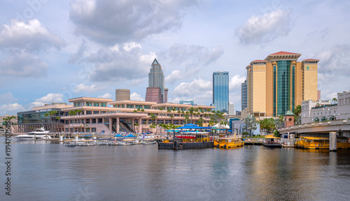 Skyline of Tampa Florida and vicinity.