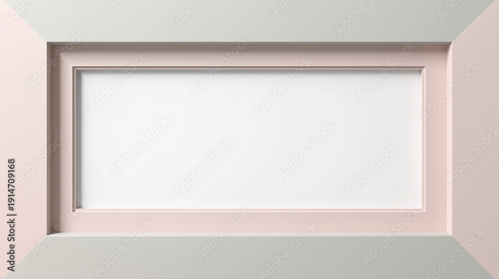 Obraz premium 파스텔 컬러 블록 프레임 배경